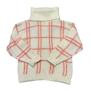 Vintage Mohair Plaid Cozy Sweater